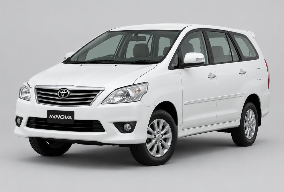 White Toyota Innova